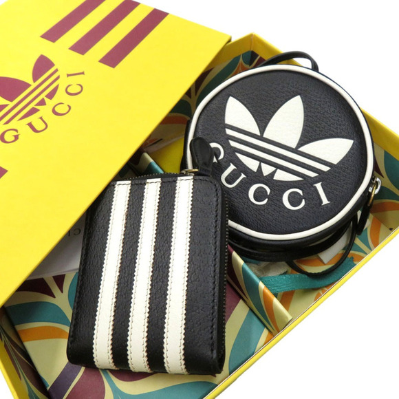 Unused Gucci x adidas Originals Mini Neck Pouch, Multi-Purpose Wallet/Coin Ca... - Picture 2 of 10